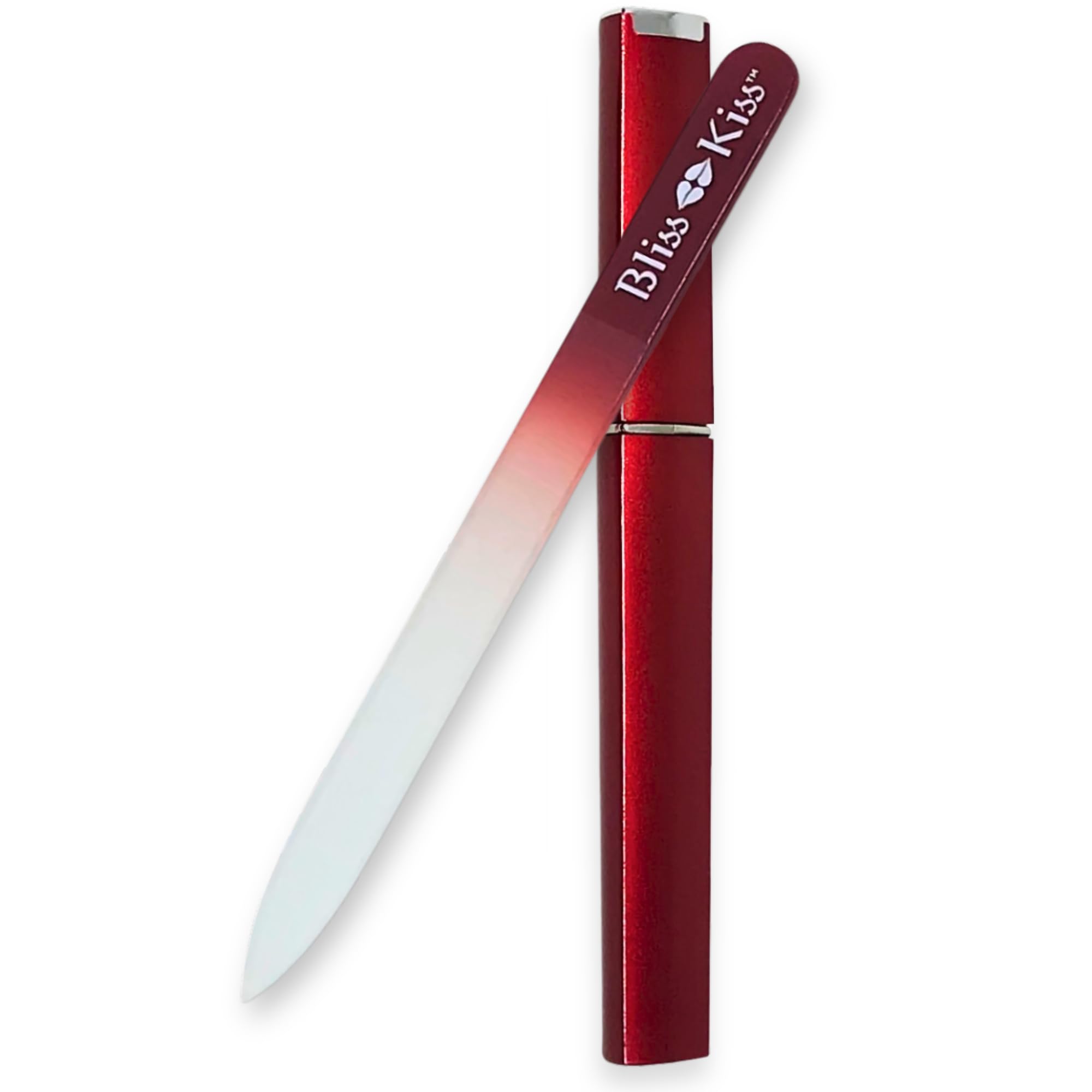 Simply Crystal Nail File - Large - Czech Glass - with case and Sleeve