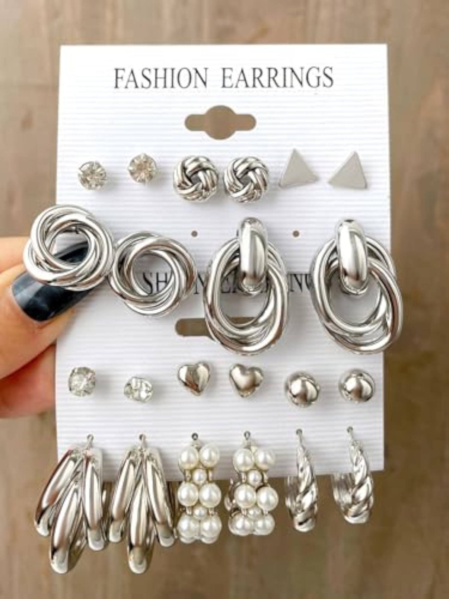 Stylish Stud Earrings Set for Men and Women