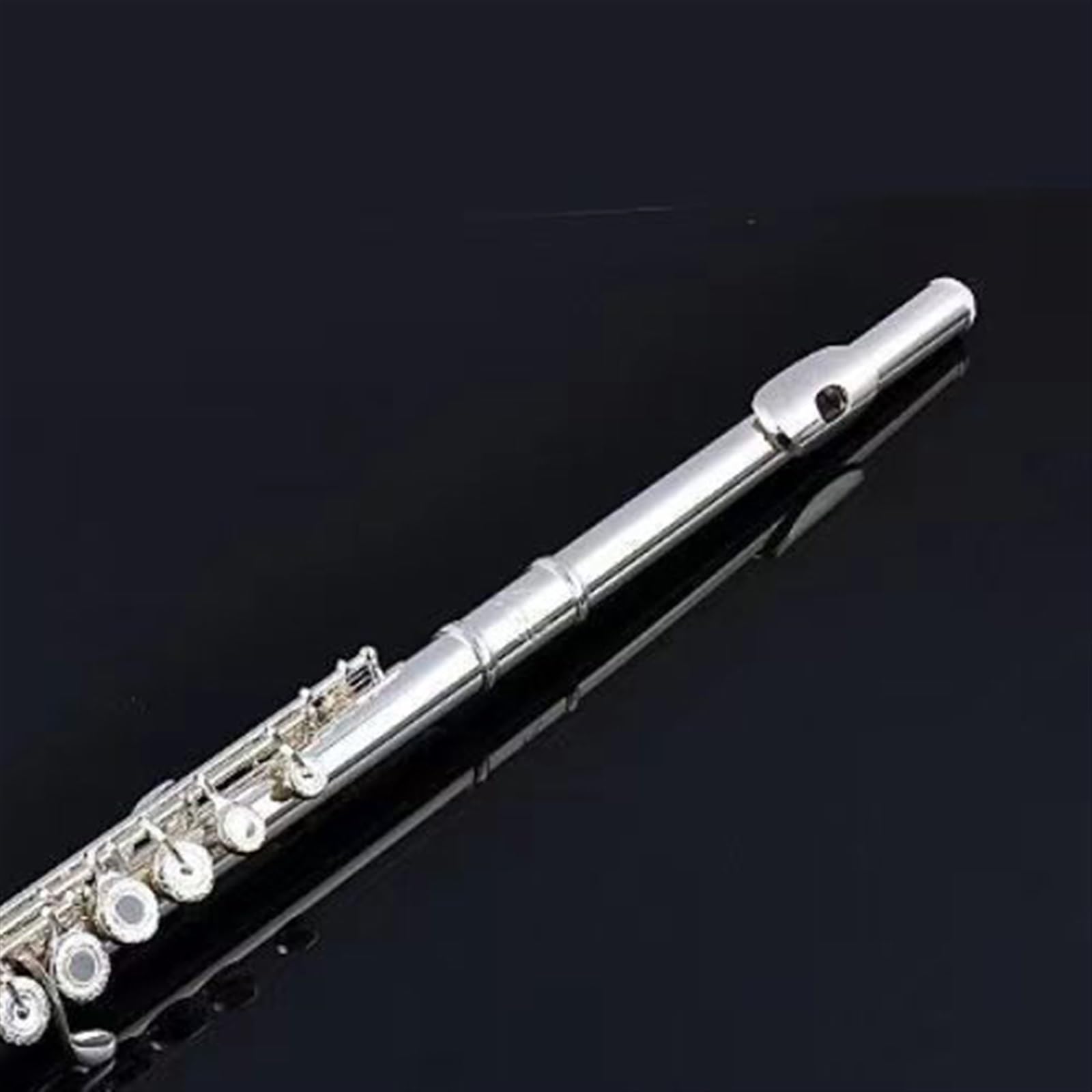 Flauto Standard Francese Aperto E Chiuso A 17 Fori Placcato Argento Professionale In Do