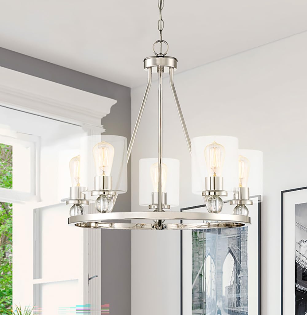 Minka Lavery 3075-613 Studio 5 Chandelier, 5-Light, 300 Total