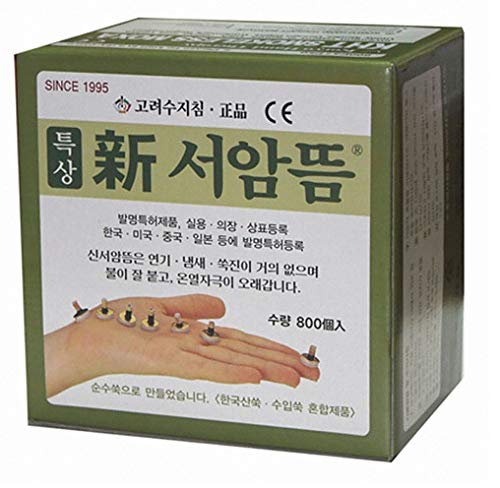 Special Moxibustion (800) Hand Therapy Original KHT Smokeless Moxa Made in Korea