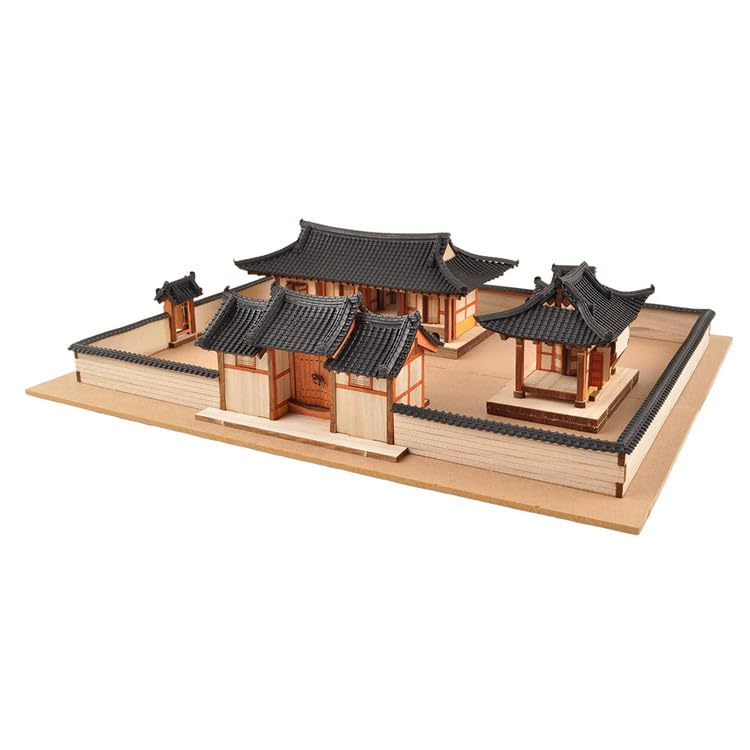 Maquette en bois maison coréenne Hanok DIY : un voyage culturel à créer dans votre salon
