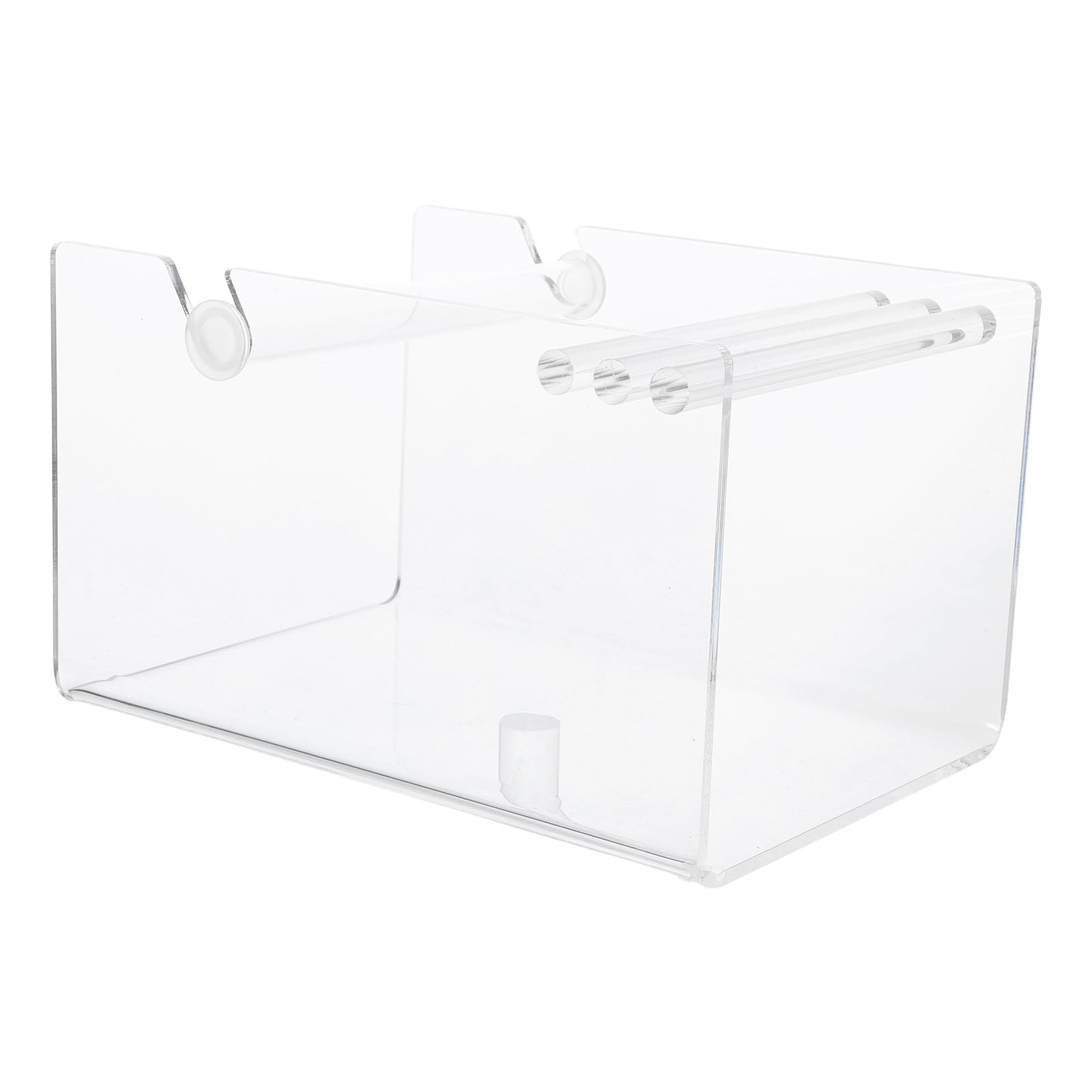 GALPADA Etikettenrollenhalter Stabiler Verstellbarer mit 3 Scheiben Acryl und Einfach zu Montierender Etikettenspender im Modernen Design für Büro und Zuhause