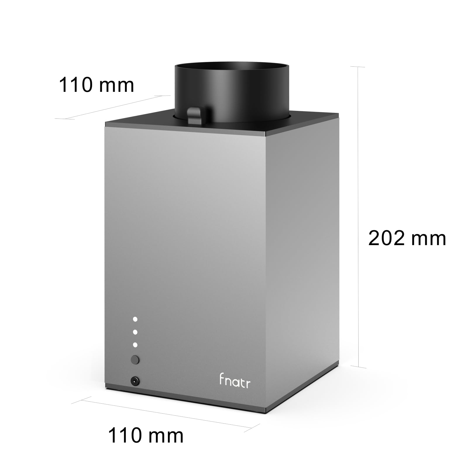Belüftungssystem für das Bambu Lab A1/A1 Mini Gehäuse, kompatibel mit Bambu Lab P2S/P1S/H2D, Geruchs- & Rauchabsaugung für 3D-Drucker, Aktivkohle + HEPA-Filter, 3 Geschwindigkeiten, V1