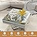Silver Mirrored Coffee Table 31.5