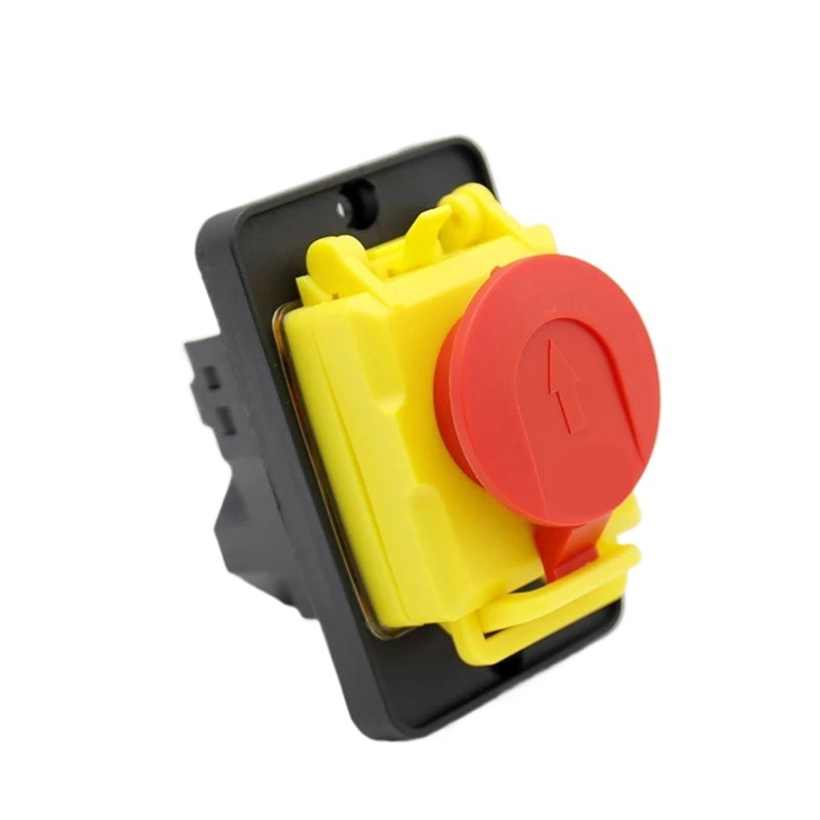 Interruptor pulsador de parada de emergencia KJD18 de 5 pines for equipos de máquinas herramienta con protección contra fallas de energía y subtensión.
