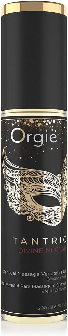 Tantric Divine Nectar by Orgie. Massage Oil, Sensual Massages with stimulating essences. 6.7 Fl Oz