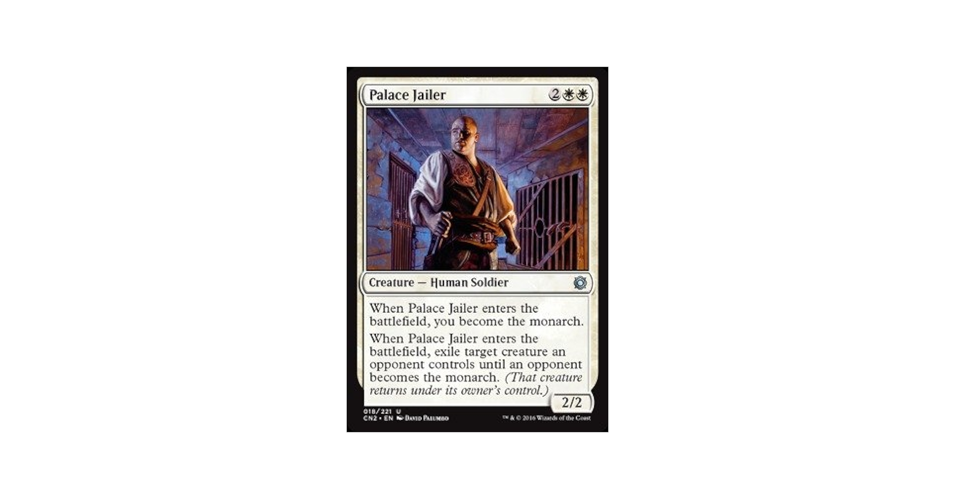 Amazon.com: Magic The Gathering - Palace Jailer (018/221