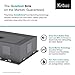 Kraus KP1TS33S-2 Pax Series Drop-in 16 Gauge Stainless Steel 33 in. 2-Hole Single Bowl Kitchen Sink