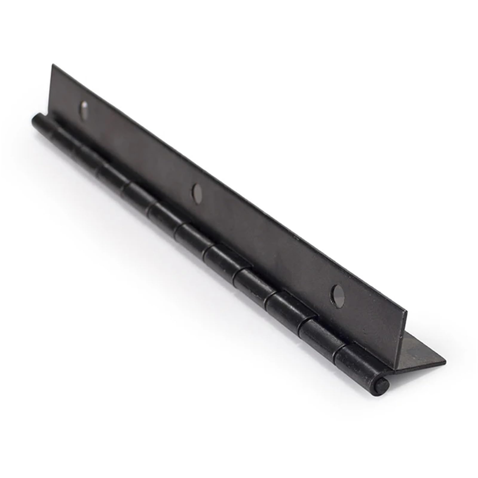 Bisagras de piano de acero inoxidable continuas, Bisagra de Piano hierro negro, 4 Uds., 153mm/380mm, 1mm, 270 grados, abierta con tornillos for Pianos(Size 1)