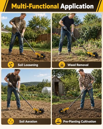 Saker 2-in-1 Rotary Cultivator