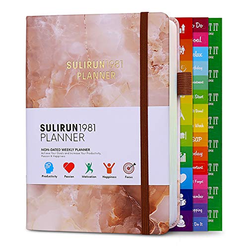 英語版ノンデイト・プランナー A5 Sulirun1981 プランナー 51y-O8UV4KL.jpg