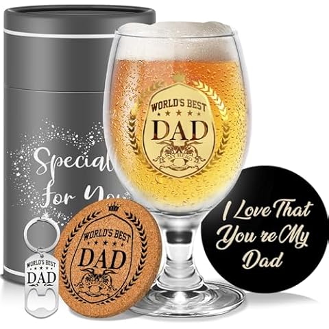 Yalucky Personalised Beer Glass Gift Set Cover