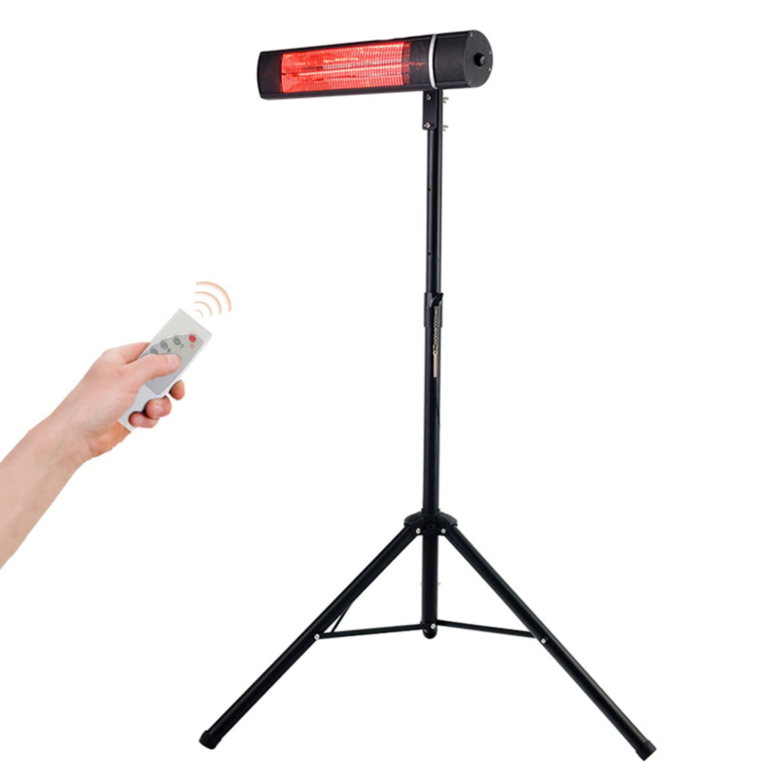 DFANCE Outdoor Patio Heater,Wall Mounted/Tripod Electric Infrared Electric  Patio Heater with Remote,Waterproof with IP65,For Outdoor/Indoor Use Garage  Gazebo Backyard : Amazon.co.uk: Garden
