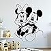 Pegatinas De Pared Dibujos Animados Mickey Mouse Pegatinas De Pared Pegatinas De Decoración Para Habitaciones De Niños Vinilo Decoración Del Hogar Pegatinas De Pared Papel Pintado Extraíble 58 * 68Cm