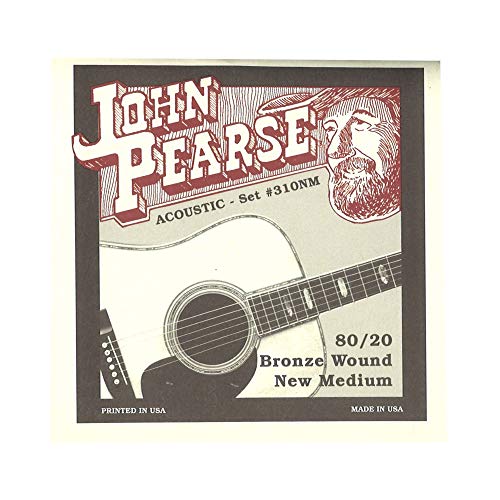 Cordes guitare acoustique John Pearse 310NM finissez-en avec la perte de sustain