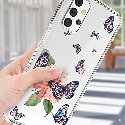 WATACHE Custodia per Galaxy A32, retro rigido