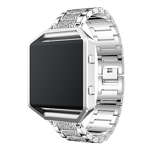 Correa compatible para Fitbit Blaze en acero inoxidable miniatura 2