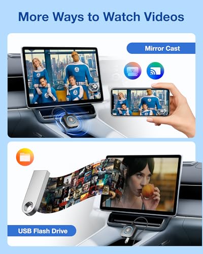 Image of Magic Box 2026 Wireless CarPlay Adapter, AI Box Android Auto Supports Strea-ming Video for TikTok /YouTube, USB for Offline Media, Screen Mirroring Car Adapter for Factory Wired Car Play