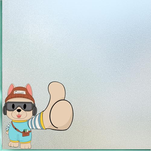 Coavas Window Privacy Film Frosted Glass Static Clings,...