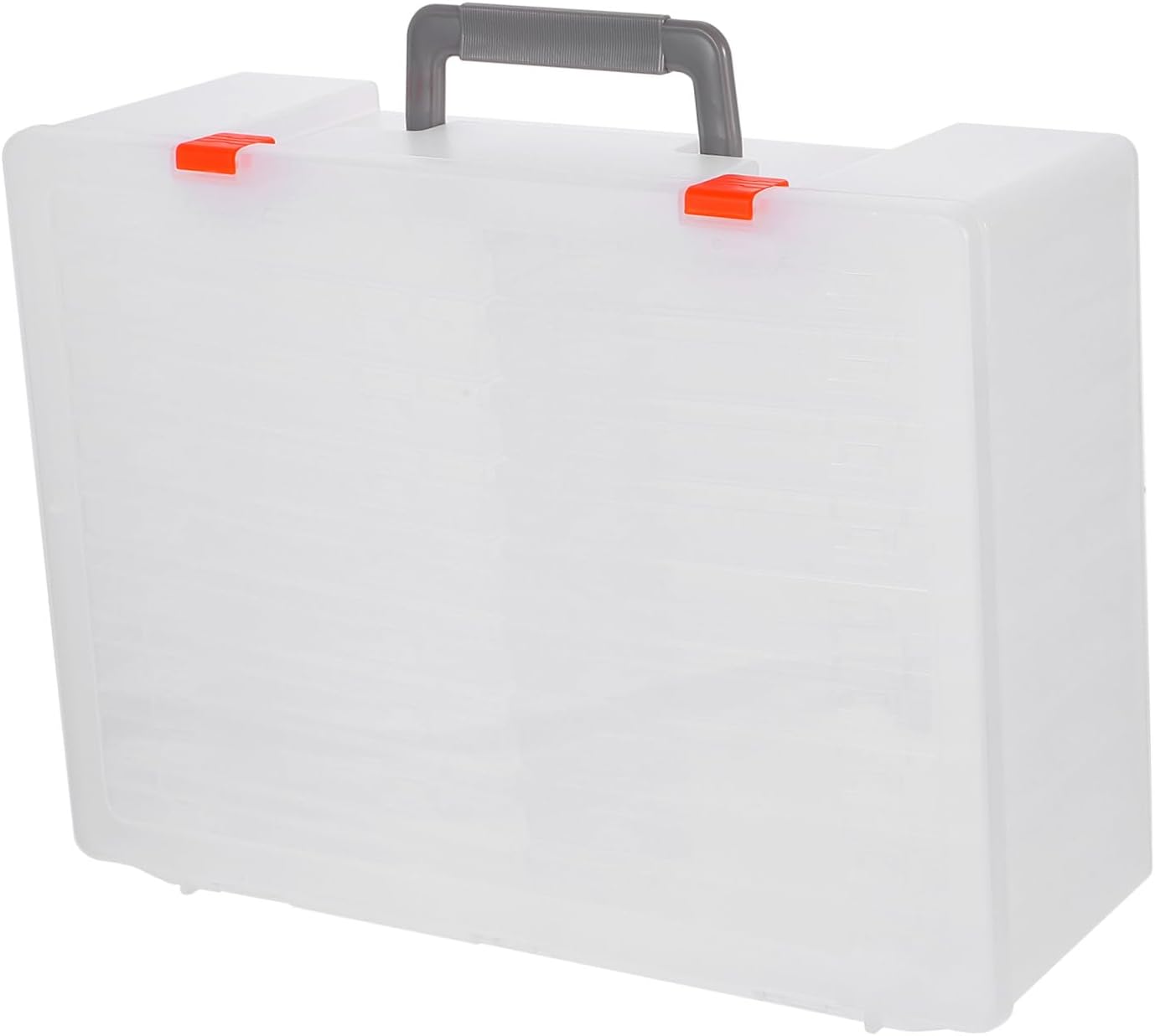 Ipetboom Photo Storage Box Organizer with Handle Large Archival Photo Case Keeper for Craft Supplies and Picture Storage for Home and Studio