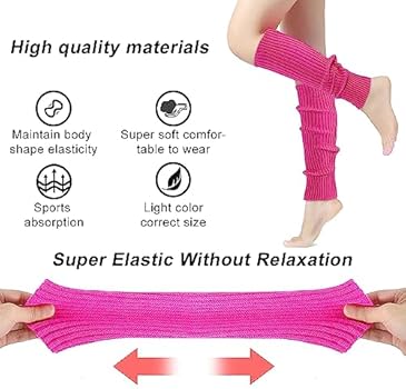 Neonkleurige beenwarmers - geel - 5.00