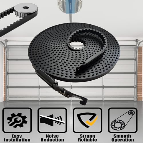Garage Door Drive Belt 41A5434-11 Replacement for 7ft Door Compatible with Chamberlain/LiftMaster/Sentex Garage Door Opener, Quiet Durable Drive Belt, Total Length 234'' by Blesseras - Image 4