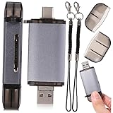 Bon : conception portable et multifonctionnelle, ce lecteur de carte est un merveilleux pour votre famille et vos qui lecteur de carte, lecteur de carte multi-usage, porte-clés lecteur de carte