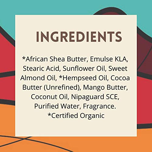 African Shea Butter Cream | Cashmere Silk - Super-Hydrating Body Cream and Face Moisturizer - Highly Restorative Skin Care Cream for Body and Face - 4oz image 4