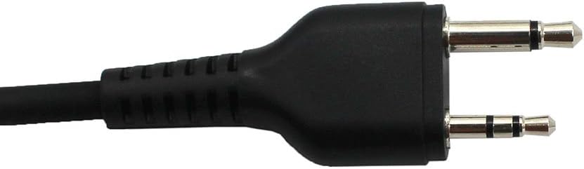 2Pcs Waterproof Rainproof Shoulder Remote Speaker Mic Microphone for 2 pin Midland LXT500VP3 G227 G300 GXT500 GXT600