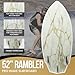 South Bay Board Co. - 63” / 54" / 52" Wakesurf Board - Best Performance Wake Surfboards for Kids & Adults - Durable Compressed Fiberglassed Wake Surf Board - Pre-Installed Wax-Free Foam Traction