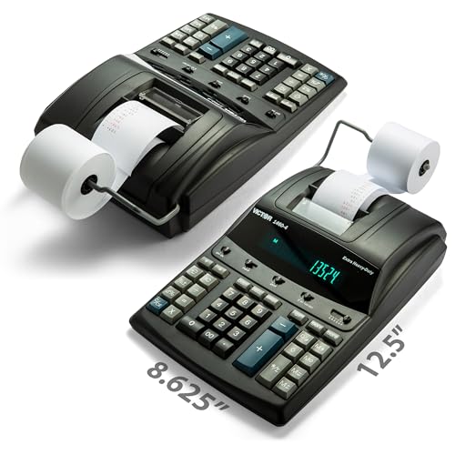 Victor 1460-4 12 Digit Extra Heavy Duty Commercial Printing Calculator by Victor - Image 3