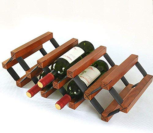 Porte-vin en bois LWX pour vos soirées - Table conviviale et salon chic