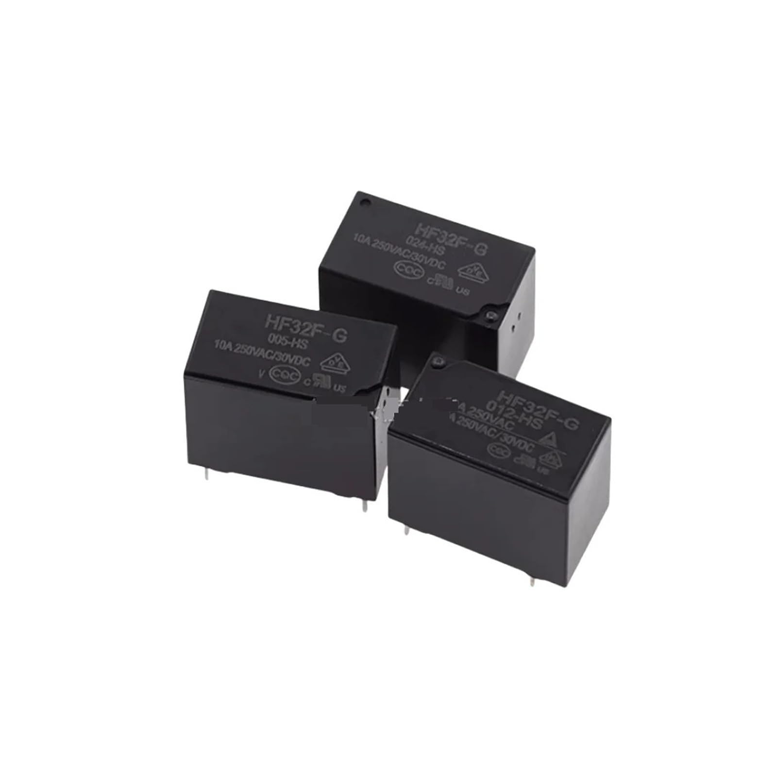 Relais HF32F-G-024-HS 24 V CC 10A pour circuit imprimé domestique