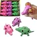 VOUNEDA 3Pcs Funny Face Squeezy Heads Palline antistress Giocattolo divertente,Palline antistress per bambini,Pallina divertente spremere, Palla sfiato a forma coccodrillo bambini e adulti