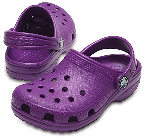Image of Crocs Kids Unisex Ralen Fuschia Rubber Clogs and Mules