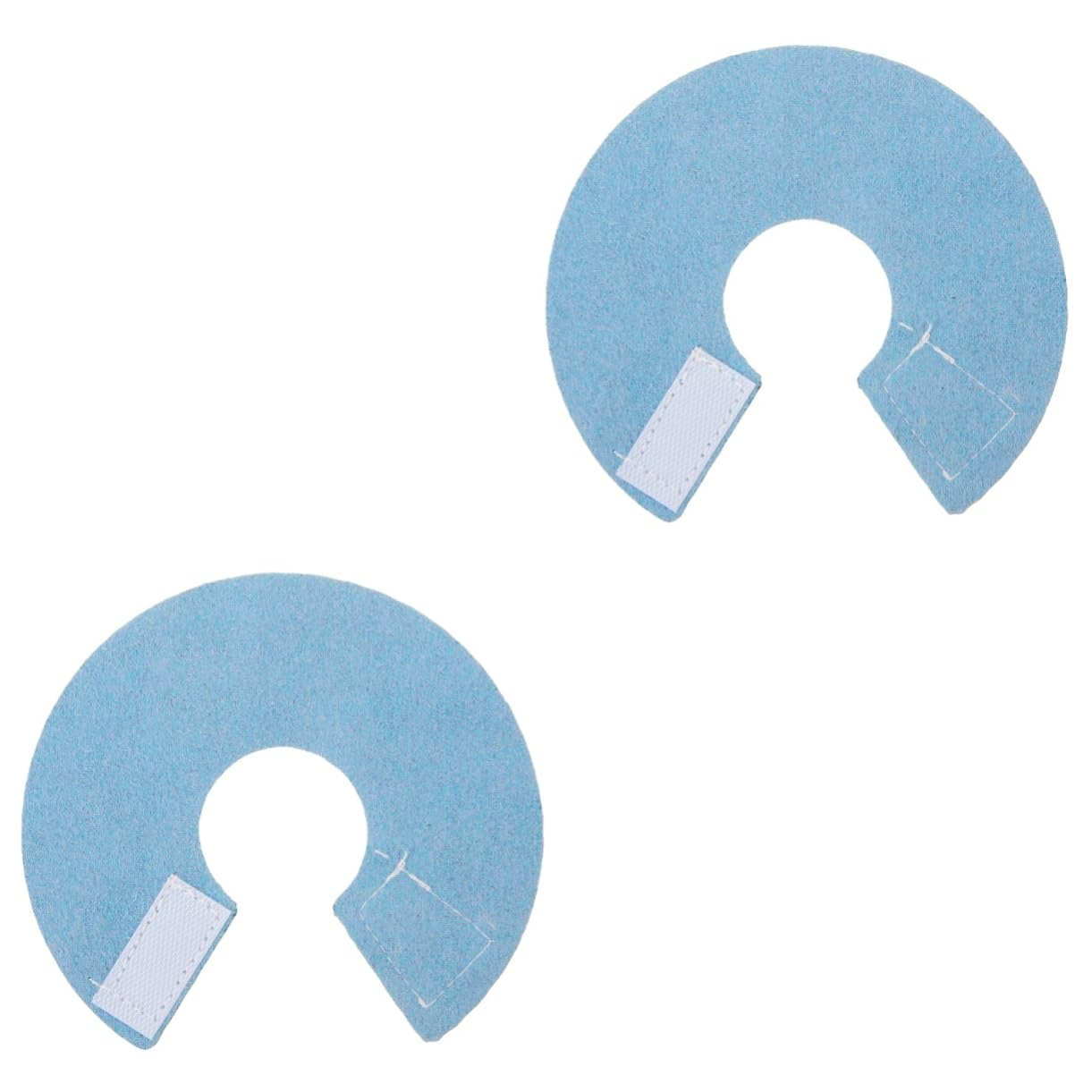 COLLBATH 2pcs Parrot Collar Bird Neck Cone Parrot Cones Soft Breathable Washable Bird Biting Prevention (Large)