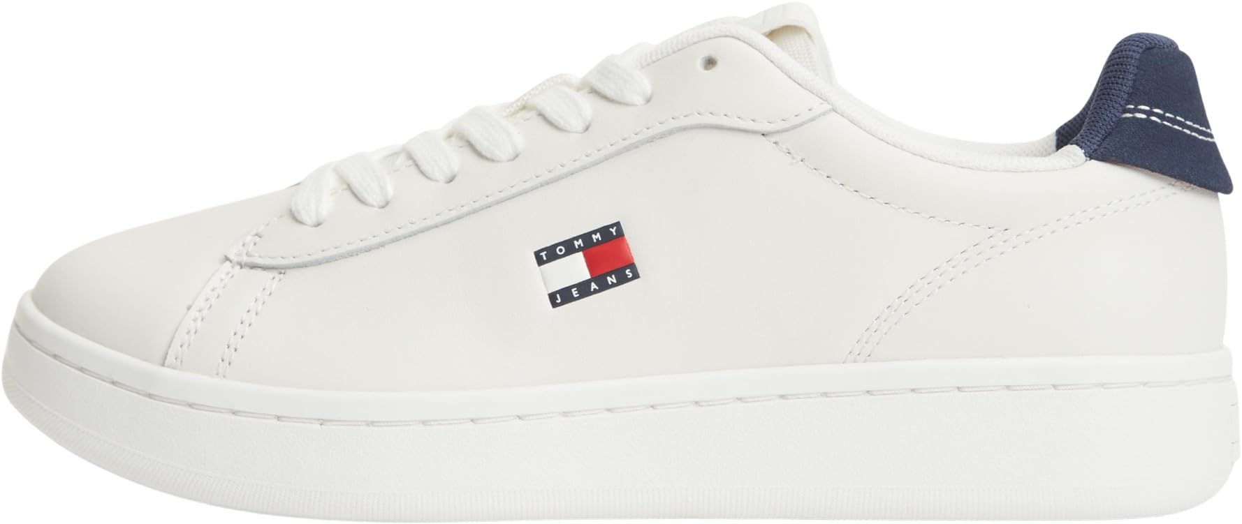 Tommy Hilfiger Bianco Polyurethane Women's Sneaker - EU37/US7