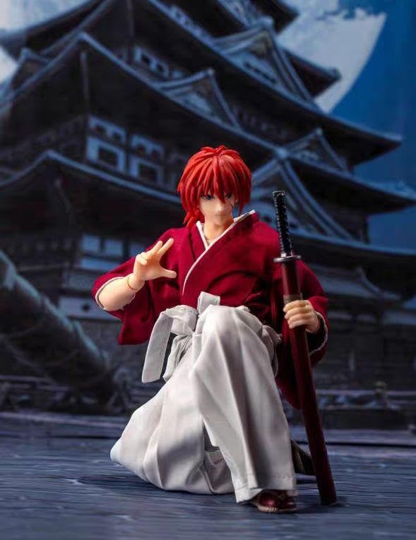 Amazon.co.jp: るろうに剣心 海外限定 緋村剣心 可動 フィギュア : ホビー