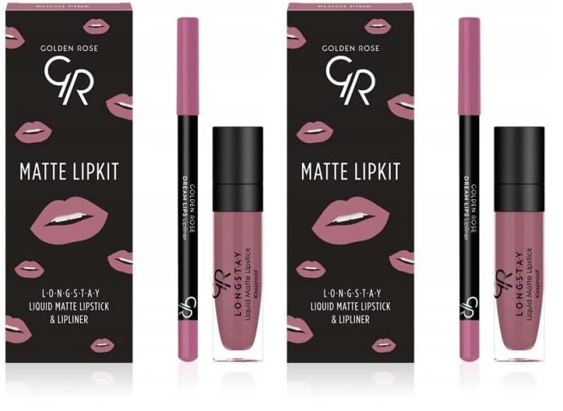 Golden Rose Gr Matte Lip Kit No: Pınk 1 Paket (1 x 1 Adet) (2 paketi)