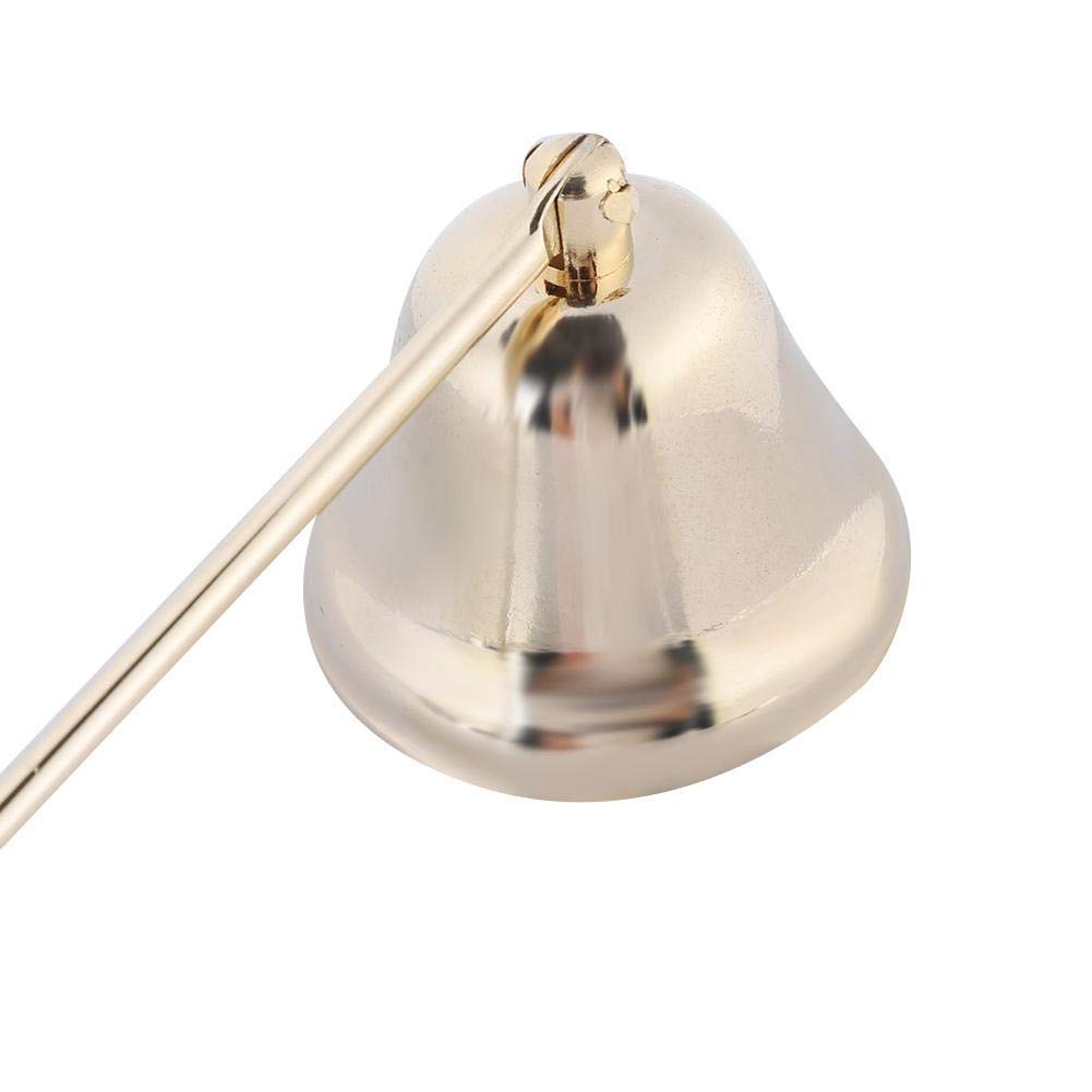 Snuffer do świec ze stali nierdzewnej Wick Snuffer Snuffer Akcesoria do osłon świec Narzędzie do świec Świeca dzwonki z długim uchwytem do bezpiecznego gaszenia świecy (złoto)