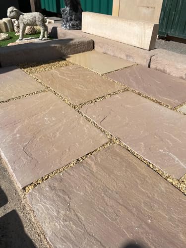 Suelo de piedra rectangular 60x40 para terrazas y caminos de jardín rústicos pack 2 4