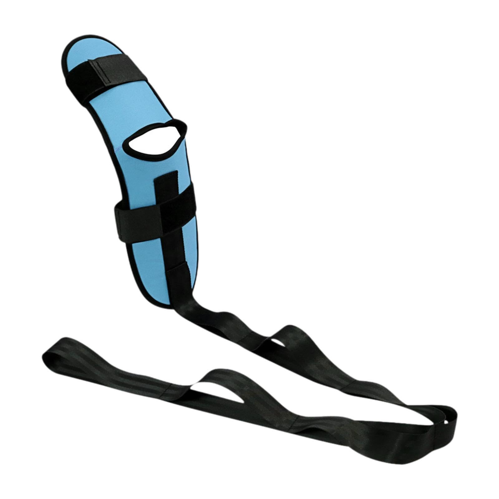 Stretch Strap with Loops Foot Leg Stretcher for Yoga Gymnastics Dance Blue | Sports Equipment | Outdoor Sports Gear | Exercise Gear-picture-33
