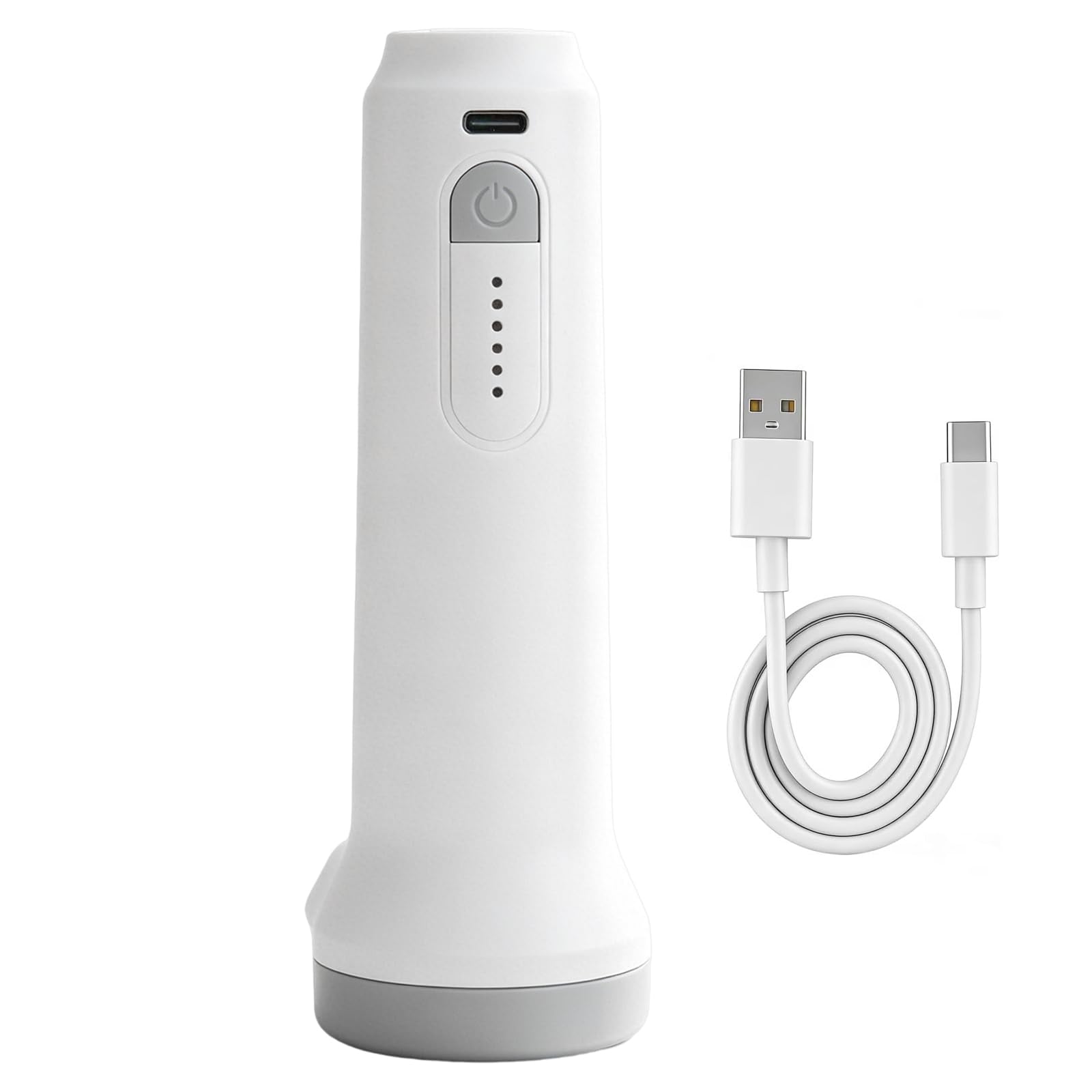 Cordless Electric Vacuum Pump for Storage Bags, Portable Rechargeable Wireless Travel Vacuum Pump, Ideal for Clothes, Bedding, Travel Luggage & Seasonal Compression Storage (White)
