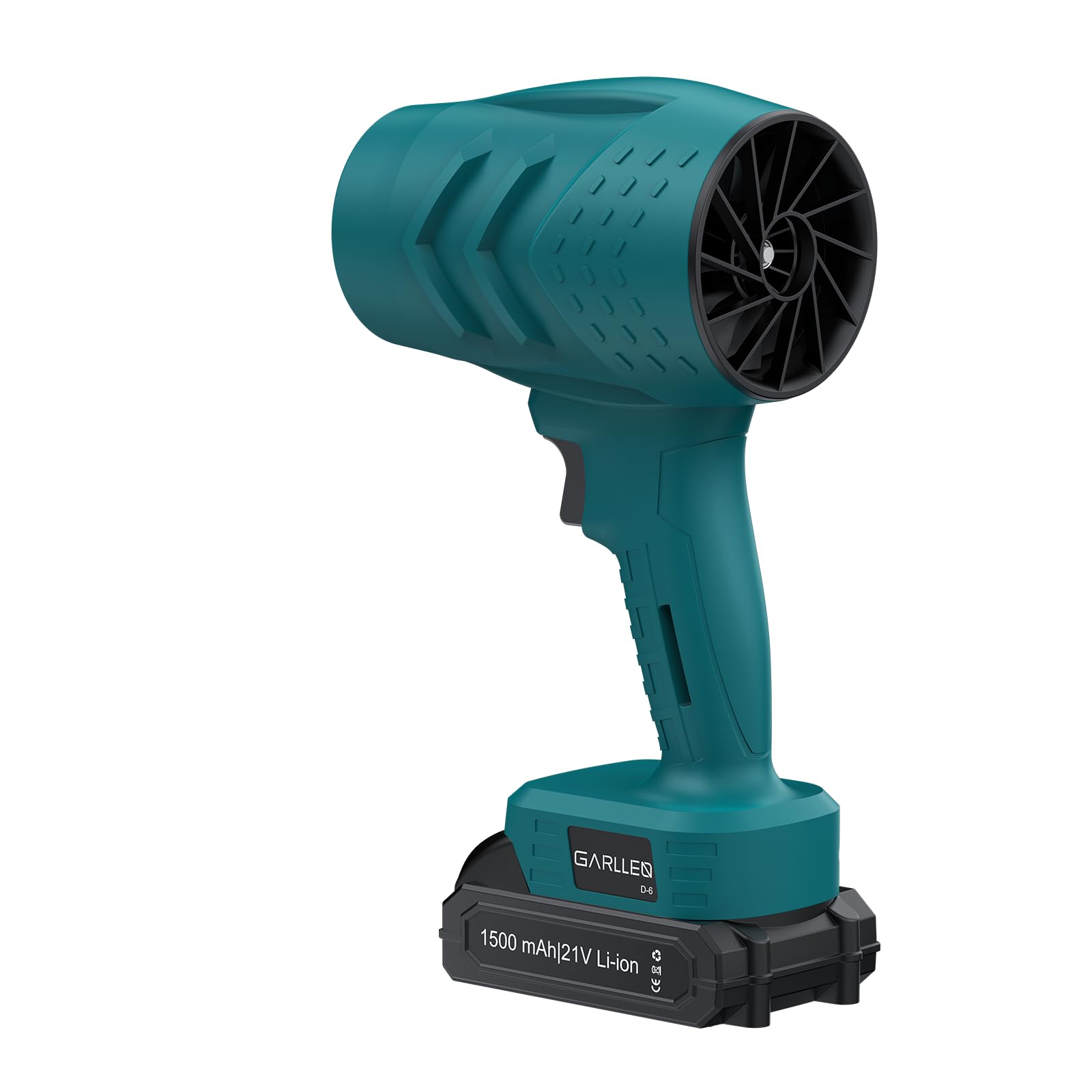 GARLLEN Elettrico Rimuovi Polvere Aria Compressa Senza Fili 35000RPM 21 V,Soffiatore Aria Compressa con 2 Batterie da 1,5 Ah e Caricabatterie,Velocità Regolabili per Foglie, Auto, Polvere