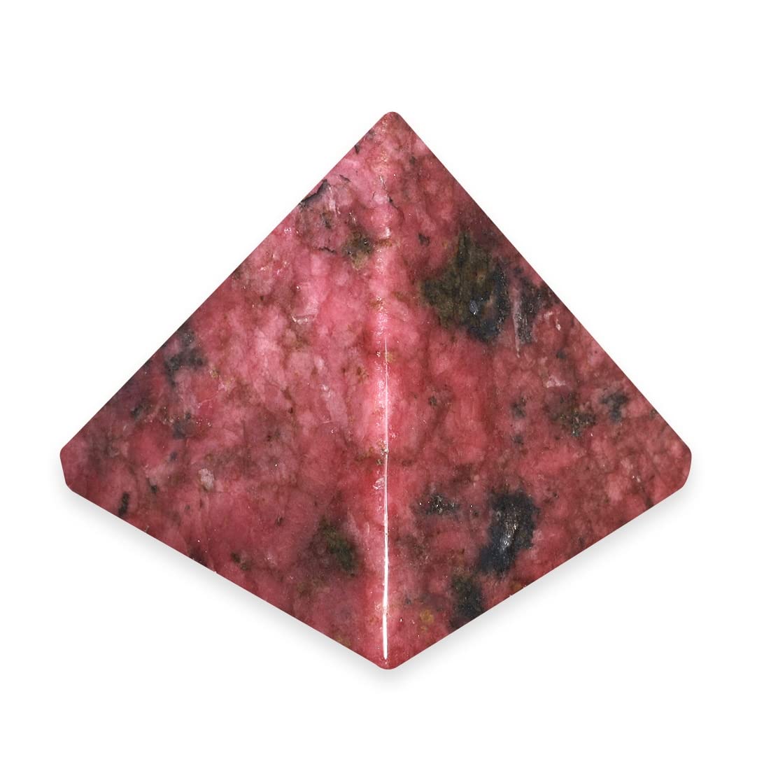 CrystalAge Rhodonite Pyramid - YRD2 - Mini