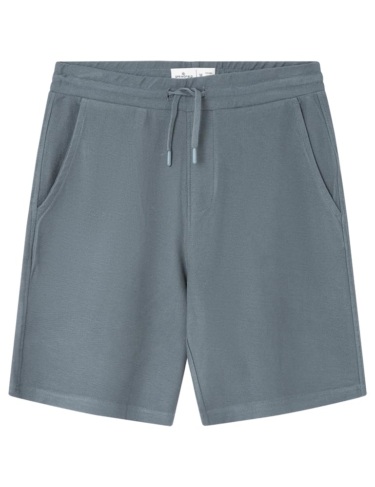 SPRINGFIELD Men's Bermuda Shorts, Cement Blue, XL