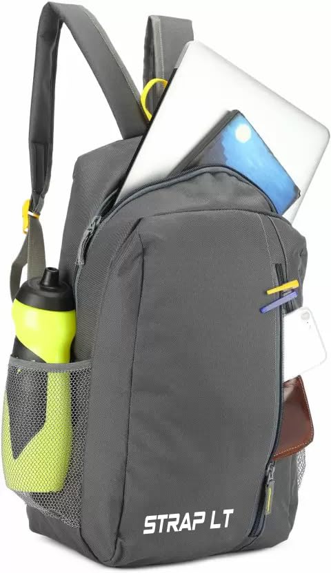 Image of School /College /Office Smart Backpack Travel Business Office Bag for Men & Women (Grey, 20L)