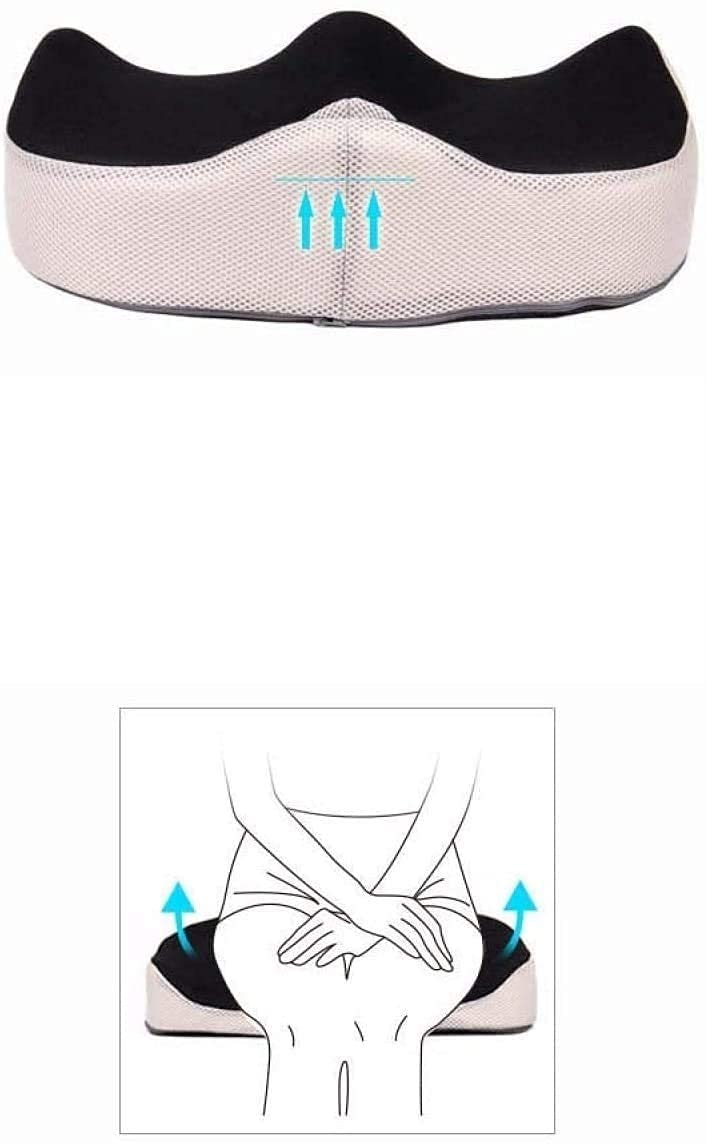 Memory Foam Sedile/Cuscino per sedie per alleviare Indietro, Dolore alla Sciatica, Dolore Tailbone, coccige, osteoartrosi, Sacro, Cuscino prostatico, Cuscino a Bassa Schiena