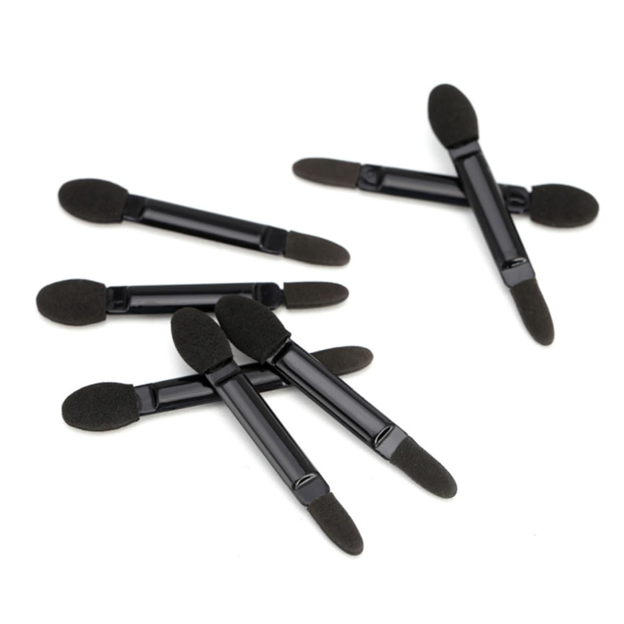 SOESFOUFU Professional Eyeshadow Brush Applicator 2 Size Round Brush Heads Gentle on Skin for Makeup